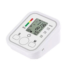 English Voice Digital Arm Blood Pressure Meter Pressure Tonometer Tensiometer Baumanometer Pulse Sphygmomanometer