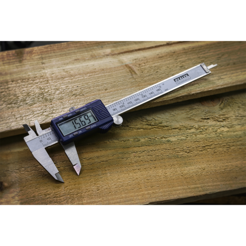 Sealey Digital Vernier Caliper 0-150mm(0-6") 2