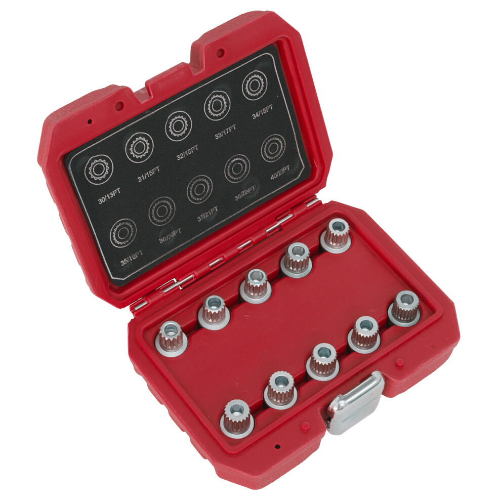 Sealey SX208 Locking Wheel Nut Key Set 10pc - BMW & Mini