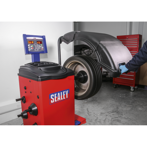 Sealey Wheel Balancer - Semi-Automatic 2