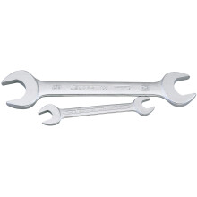 Elora Long Imperial Double Open End Spanner, 7/16 x 1/2""
