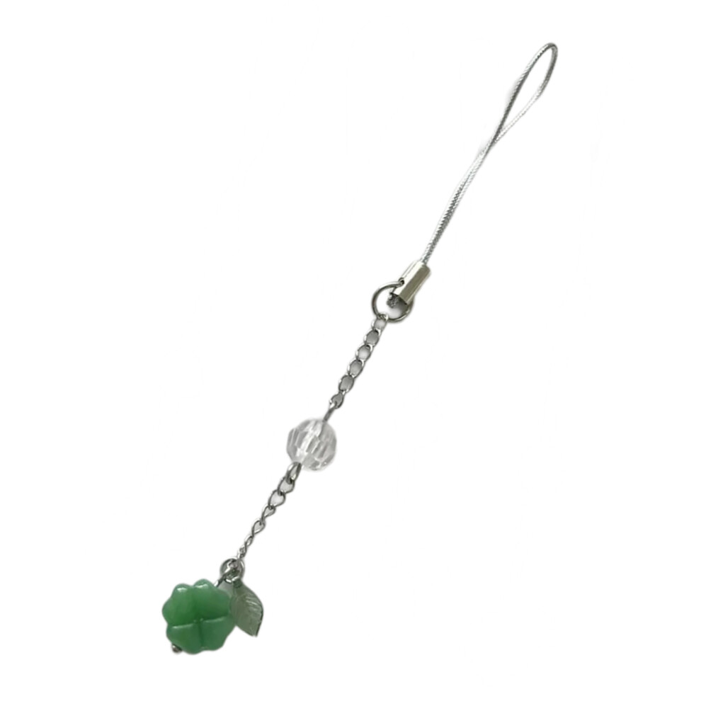 Fashion Four Leaves Grass Hangings Pendant Sweet Phone Strap-4 7732000768088