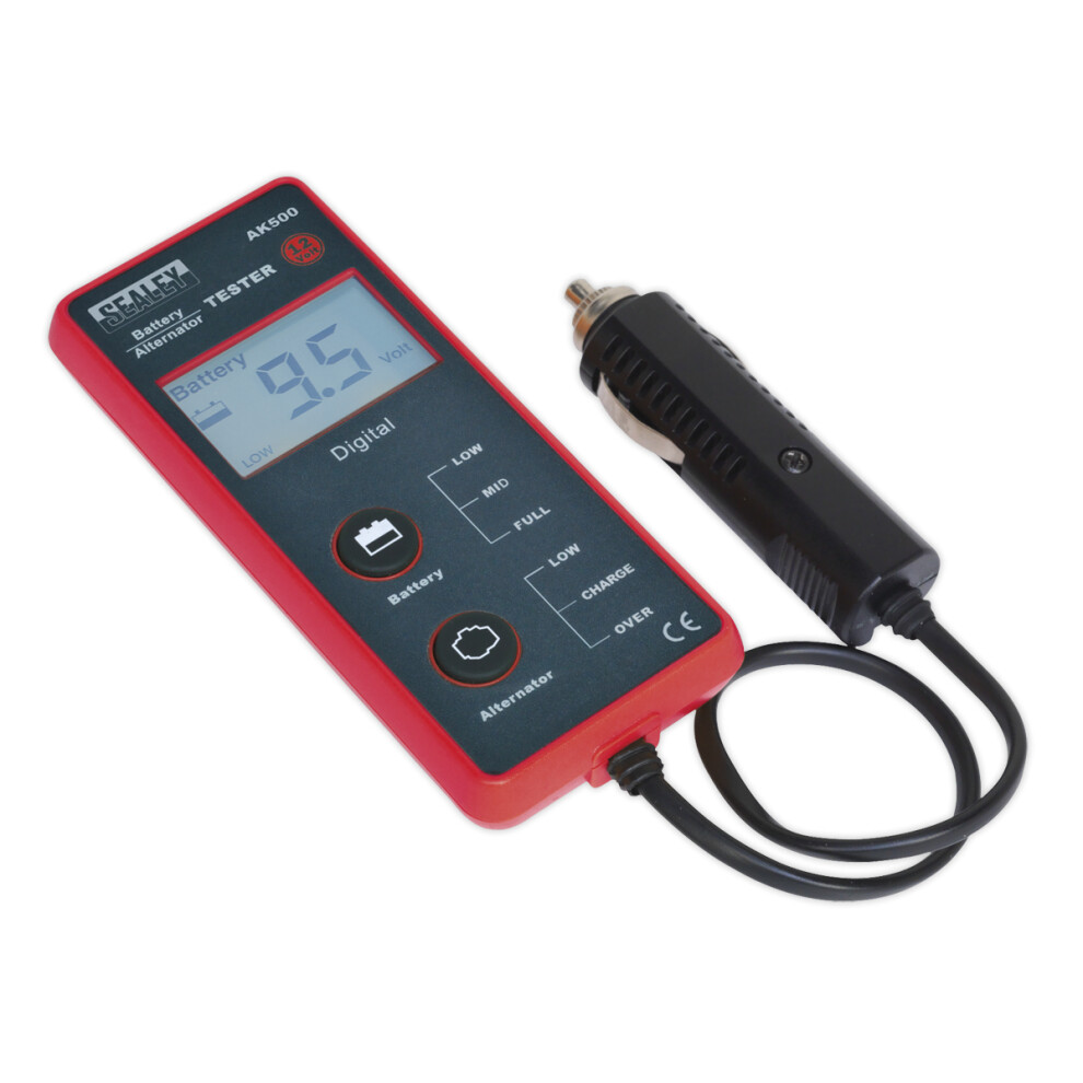Sealey Battery & Alternator Tester 12V - Lcd Screen