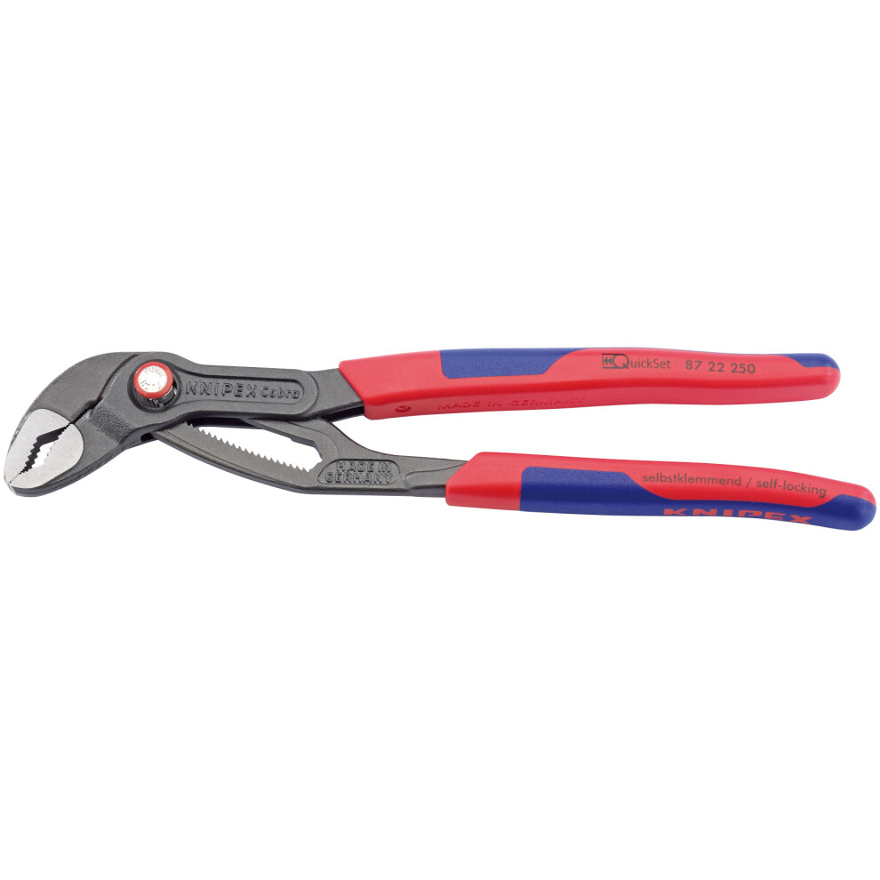 Knipex Draper 87 22 250 250Mm Cobra® Quickset Waterpump Pliers [53953]