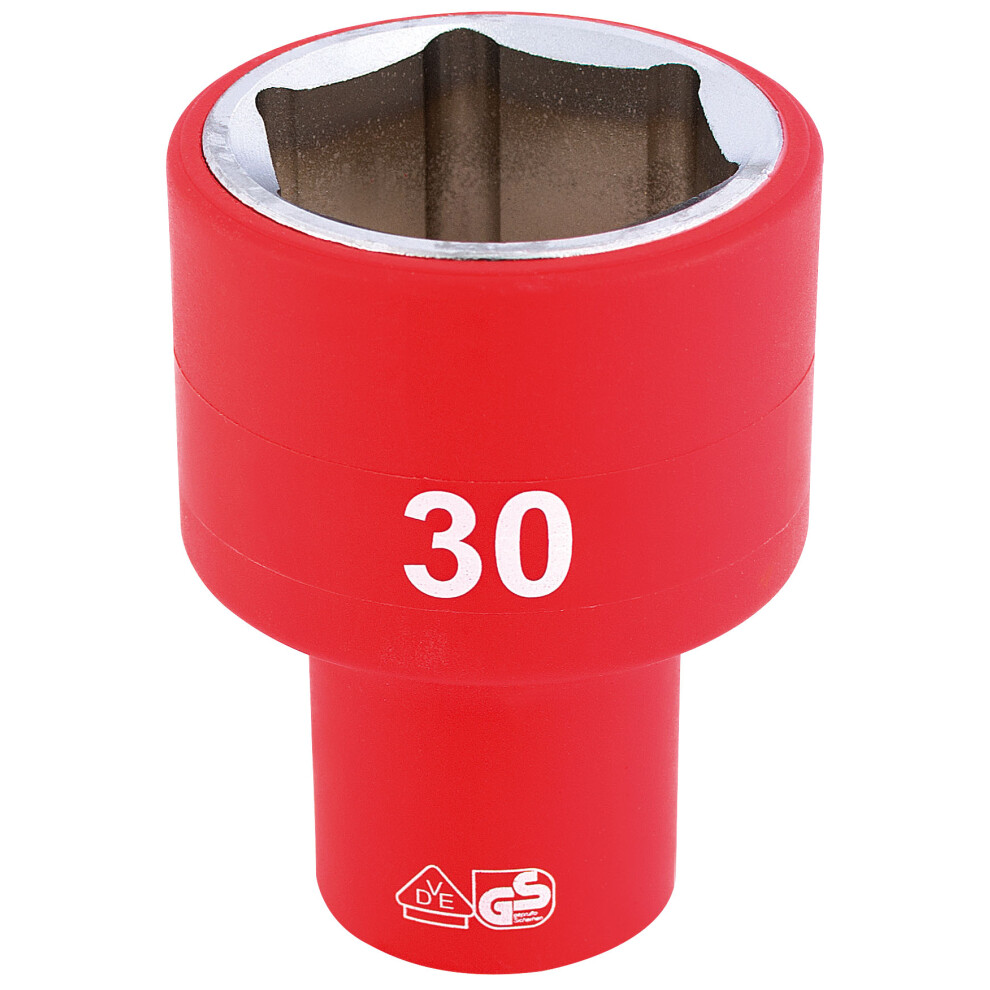 Fully Insulated Vde Socket, 1/2"" Sq. Dr., 30Mm 5010559320004