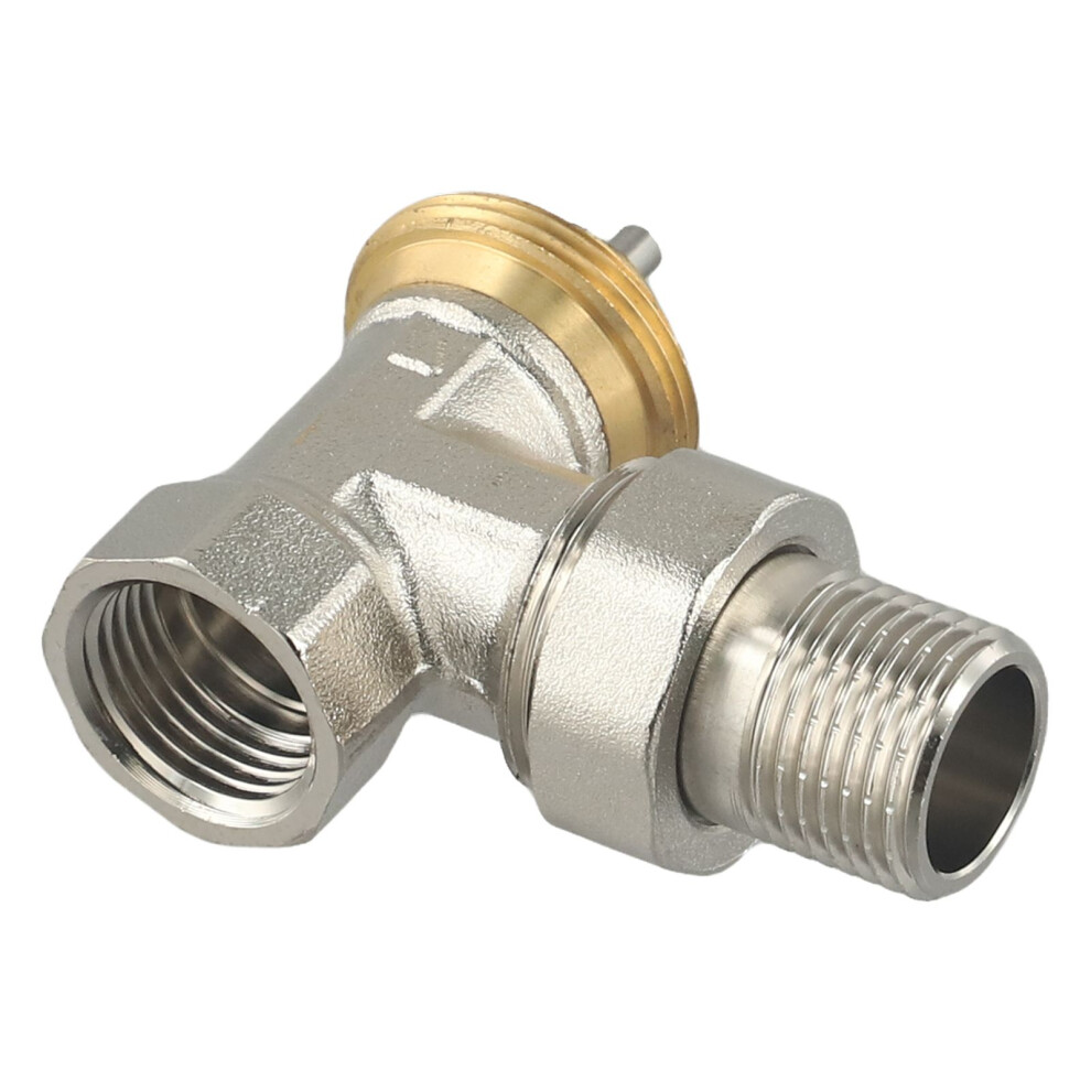 Dn15 Thermostatic Valve Brass Angle Thermostatic Valve Ambient Temperature Sensing For Energy-Efficient Heating For Hvac Systems 6935161520996