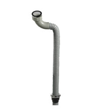 Badewannen-Abflussschlauch 800 mm mit flexiblem flexiblen Rohr G112 aus Stahldraht, das Geruchsschutz und kochende Wasserresistenz bietet