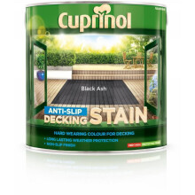 Cuprinol 5122405 Anti Slip Decking Stain Black Ash 2.5 Litre