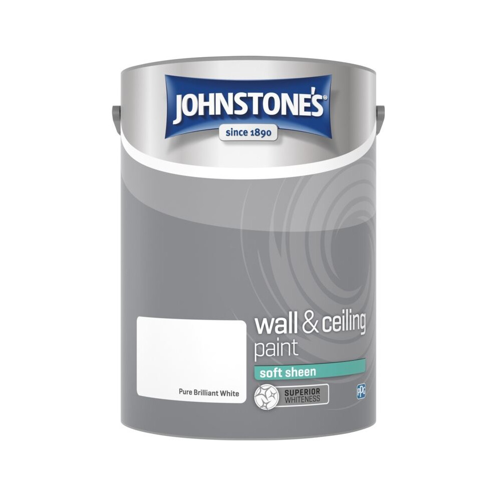 (Brilliant White, 5l) Johnstone's Soft Sheen Emulsion Paint