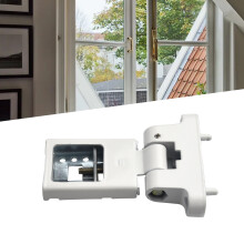 Zubehör Türscharnier Türscharnier Praktische UPVC-Türscharniere mit Schraube Weiße linke PVC-Upvc-Türscharniere Türfahnenscharnier