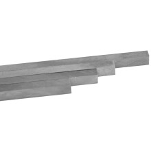 8 PCS CNC-Drehbank HSS Quadrat-Schneidwerkzeugstücke Stange 8 mm x 8 mm x 200 mm grau