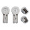 1 Set High End Bath Hinge Brackets For Shower Screens Robust ABS Material With Chrome Finish Designed 3