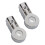 1 Set High End Bath Hinge Brackets For Shower Screens Robust ABS Material With Chrome Finish Designed 6