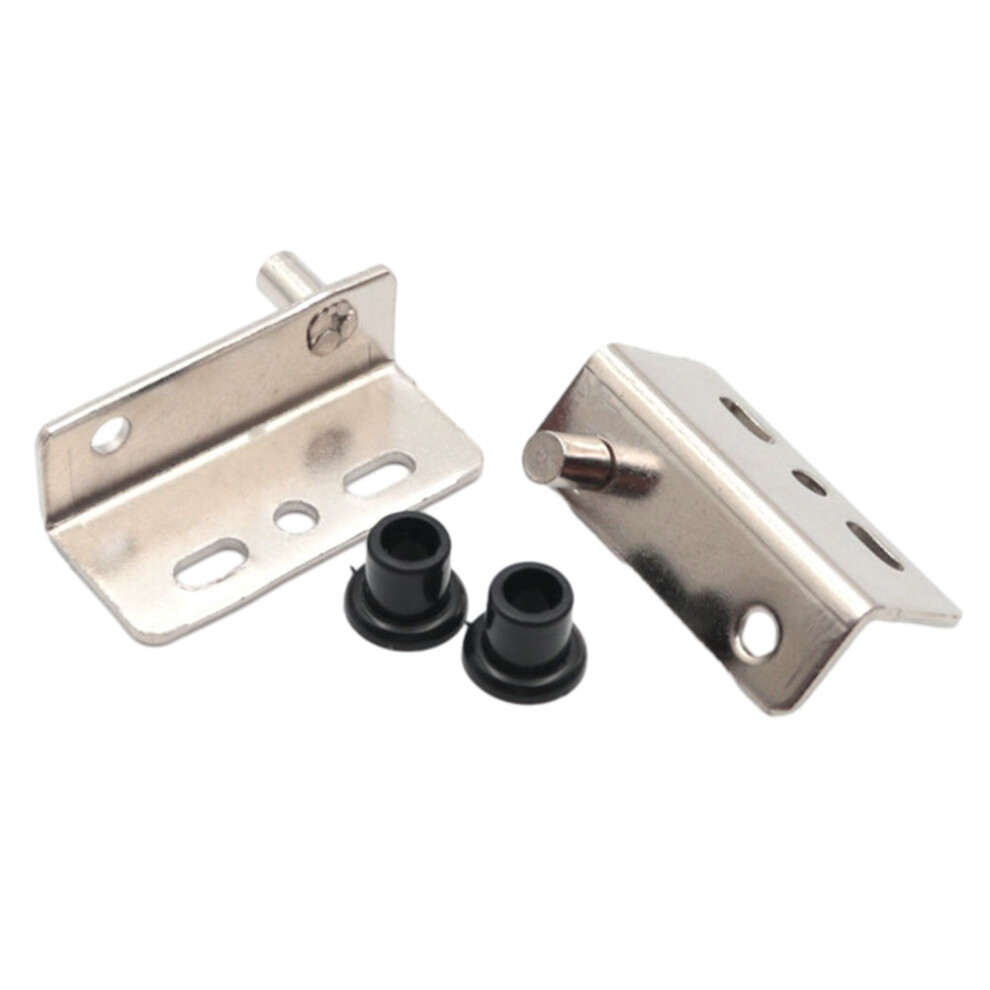 2Pcs Pivot Hinges 40X18mm Heavy Duty Concealed Shaft Door Hinges With Bushing Iron Hinge For Wooden Doors Cabinets Wardrobes 6935161494235