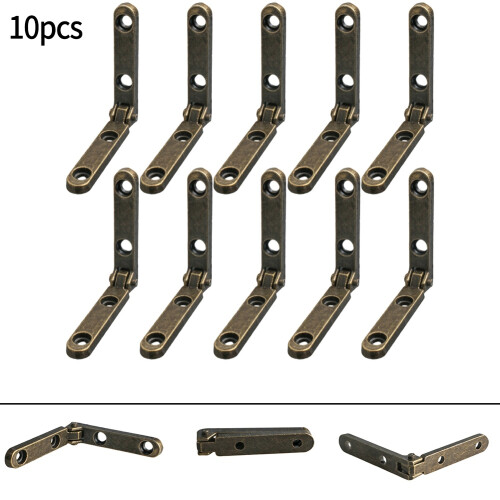 Αντισκωριακό Κουτί Μεντεσέδων 30mm 90 Μοιρών Reen Bronze Με Βίδες Στερέωσης 2