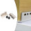 2 Τμχ Μεντεσέδες Περιστροφής 40x18mm Μεντεσέδες Πόρτας Κρυφού Άξονα Βαρέως 6
