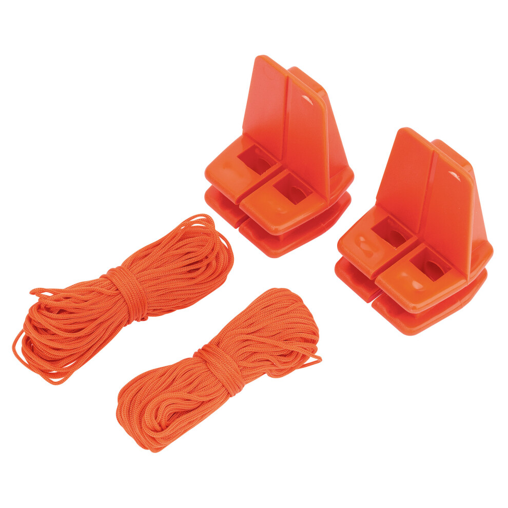 Draper Brick Line And Block Set, 18M, (4 Piece) Orange