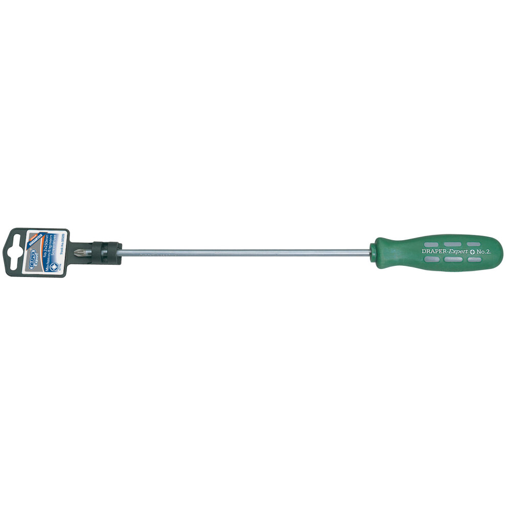 Long Reach Mechanic's/Engineers PZ Type Screwdriver, No.2 x 250mm