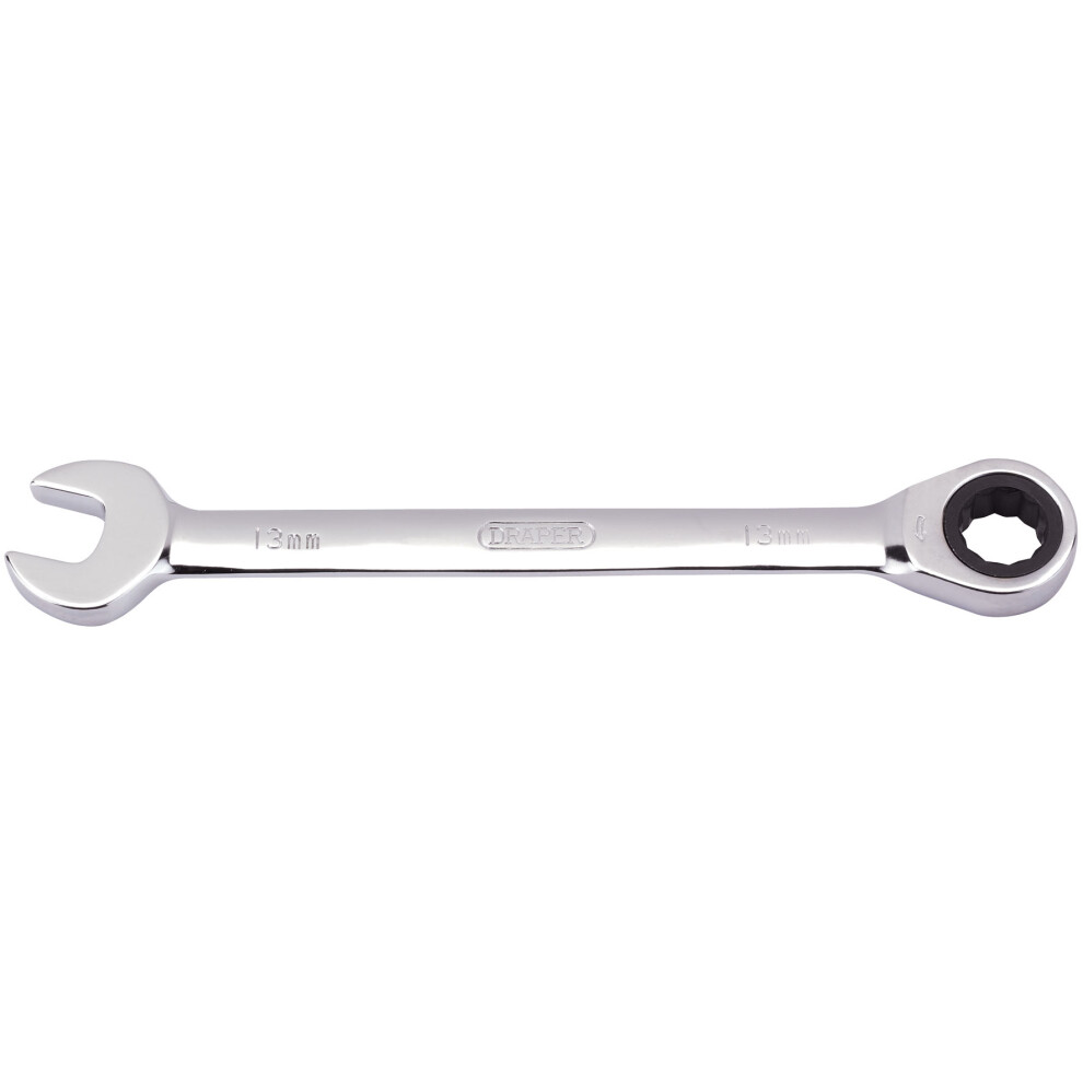 Draper Metric Ratcheting Combination Spanner, 13Mm