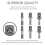 Y17A Impact Socket Set Driver Socket Adapter Set Impact Driver Socket Adapter 2 Sets 5