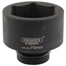 Expert 70mm 1" Square Drive Hi-Torq® 6 Point Impact Socket