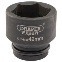 Draper Expert HI-TORQ® 6 Point Impact Socket, 3/4"" Sq. Dr., 42mm