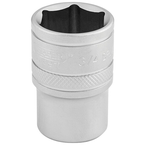 Draper 6 Point Imperial Socket, 1/2"" Sq. Dr., 3/4""