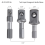 Y17A Impact Socket Set Driver Socket Adapter Set Impact Driver Socket Adapter 2 Sets 3