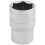Draper 6 Point Imperial Socket, 1/2"" Sq. Dr., 3/4"" 2