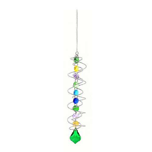Attrape-soleil en cristal coloré, décorations suspendues-Vert