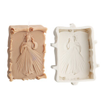 Handmade Abstract Statue Mould Candle-Paper touching the e