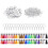 Personalized Keychain Set Motivational Keyring Accessories with 1