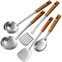 Ustensiles de cuisine en acier inoxydable, spatules cuillère à