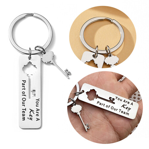 Stainless Steel Keychains Party Gift Backpack Hanging-Style B 2