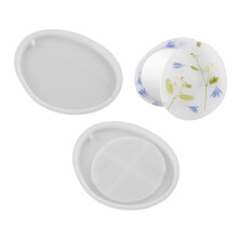 Jewelry Making Mold Epoxy Casting Molds Suitable-Oval mold B