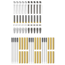 Premium für Holzdrehstift-Kits 10er Pack – Titan-Slimline Rollerball Twist Set Drehzubehör Drehzubehör Drehzubehör