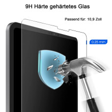 Cosaint Scáileáin Scannán Páipéir Neamhlonrach le haghaidh iPad Air 10.9 orlach, Teicneolaíocht Nano-Adsorbála atá Frithsheasmhach in aghaidh