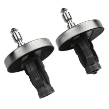 Praktische Toilettensitz-Scharnierzubehör Top Close Parts 2PCS 45mm Fitting Scharnierpaar Edelstahl