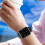 Ρυθμιζόμενο μήκος λουριού συμβατό με το Apple Watch, εργονομικό μεταλλικό λουράκι από 5