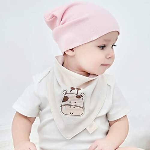 Unisex σαλιάρες μπαντάνα για μωρά, μαλακές και απορροφητικές από οργανικό βαμβάκι 2