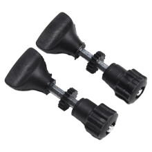 2PCS Holzfräser-Sockel-Fräsfräsmaschine Elektrische Trimmer-Zahnradschraube 7,1 cm/2,79 Zoll Schwarzes Werkzeugzubehör