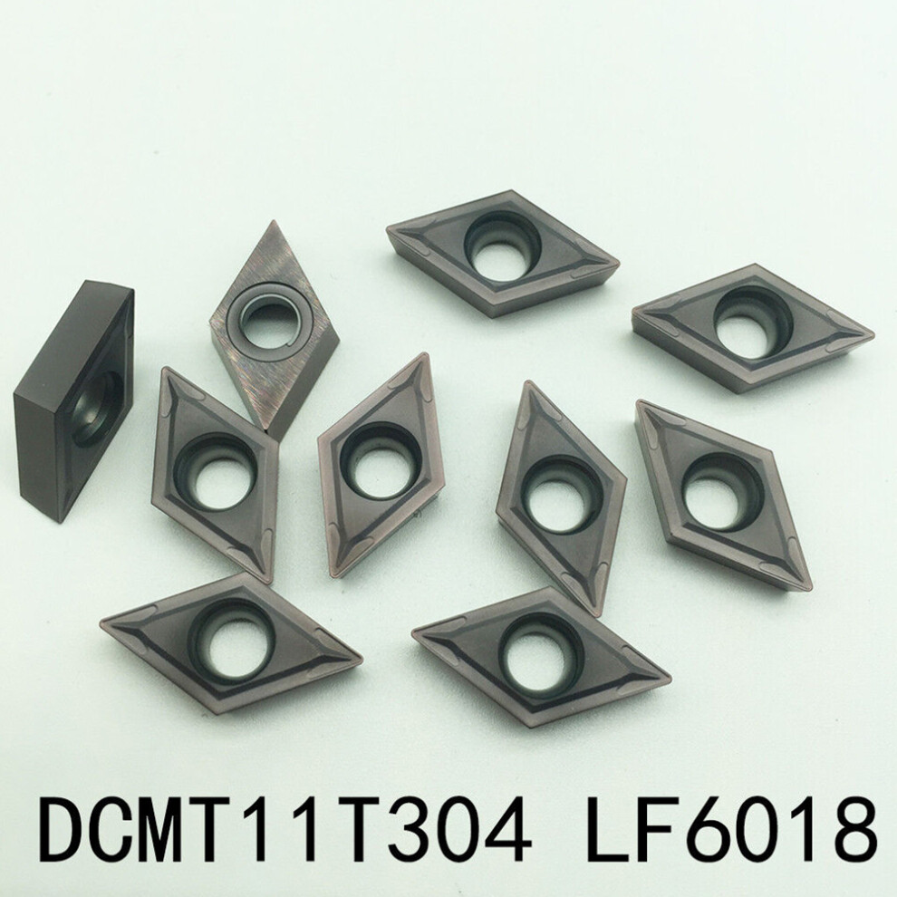 Practical Carbide Inserts Insert 10Pcs/Box Accessories Dcmt11t304 Parts Replacements Turning Home Industry 6935161474862