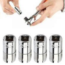 1/4" firkantet drive til 1/4" sekskantbiter Fasomformer Skrutrekkerbit Adapter 6,3 mm serie skrutrekkerhodekontakt