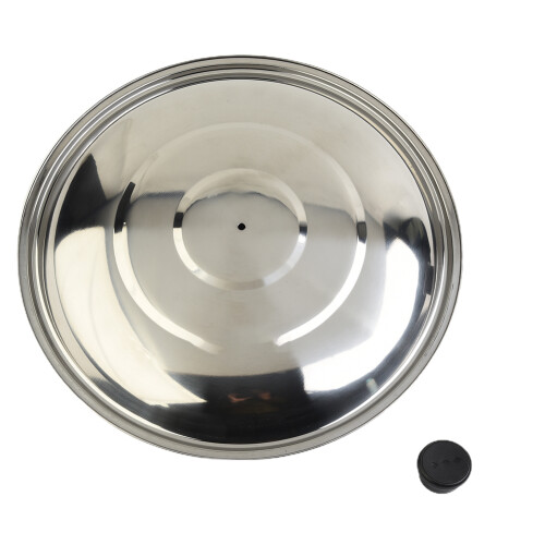Wok Pan Pot Καπάκια Ανοξείδωτο Ατσάλι Ανταλλακτικό Καπάκι Στρογγυλό 32/34/3 2