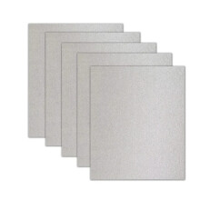 5 peças de folha de micro-ondas de mica, isolamento de alta temperatura, folha de cobertura para guia de onda de micro-ondas, 150x120mm, para secador