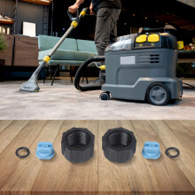 Ersatzdüsenmutter-Set für KARCHER für PUZZI 81 101 100 200 2 Düsen und Dichtringe für verbesserte Leistung