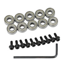 Sechskantschlüssel Fräser-Lager 11 Stück/Satz 12,7 mm Fräsfräs-Befestigung Kugellager Führungsmontierte Fräsfräser Handwerkzeuge