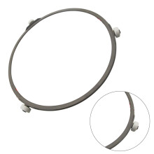 1 peça de forno de micro-ondas Suporte de vidro para mesa gira-discos Tabuleiro Suporte para anel redondo pequeno 17,8x16,8x1,4Cm Ferramentas para ch