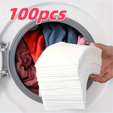 100 kusov farebného zachytávača, proof farba, absorbčný papier proti handričke, farbená farba bielizne, odstránenie plachty, v práčke