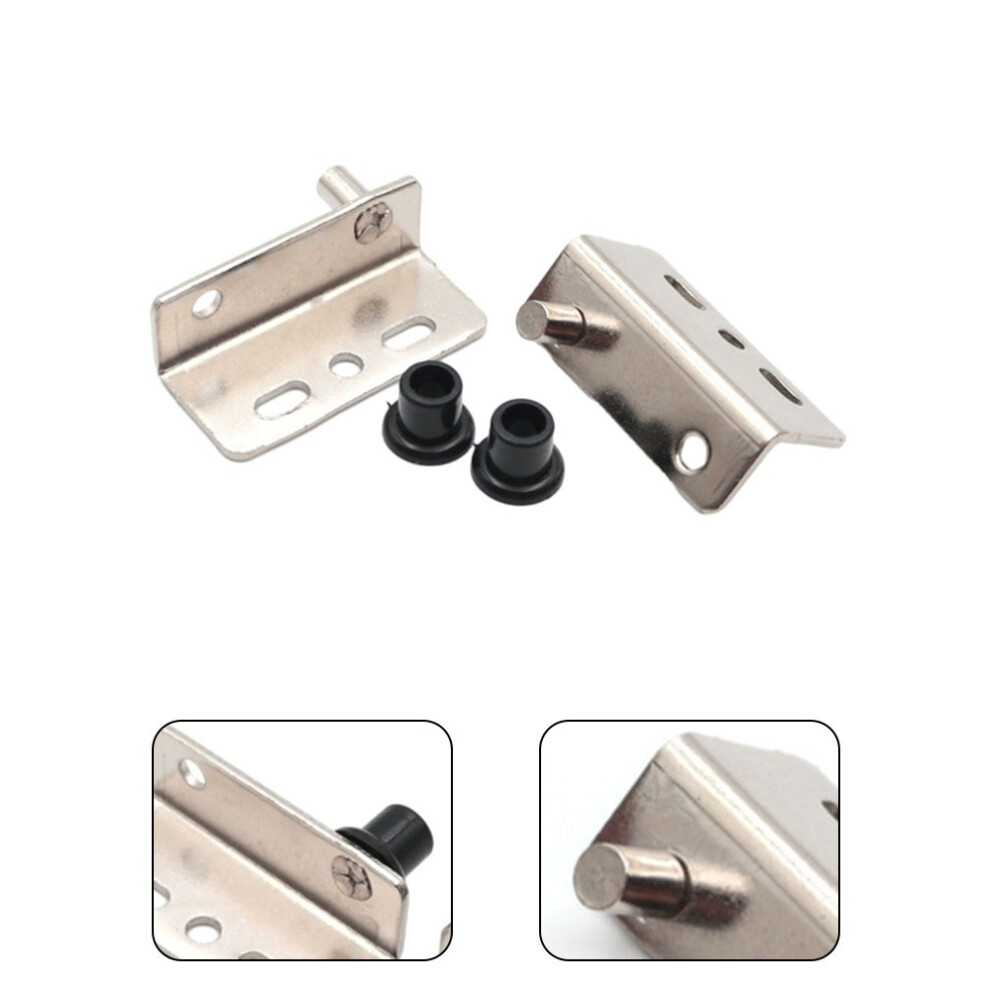 2Pcs Pivot Hinges Heavy Duty Concealed Shaft Door Hinges With Bushing For Wooden Door Cabinet Furniture Hardware Bottom Hinge 6935161420944